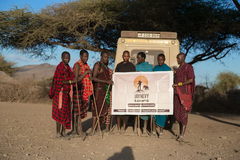 A Maasai people with the best East Africa Travel Company: Jaynevy Tours