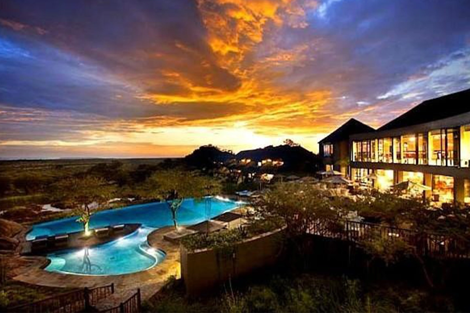 Serengeti lodge safari