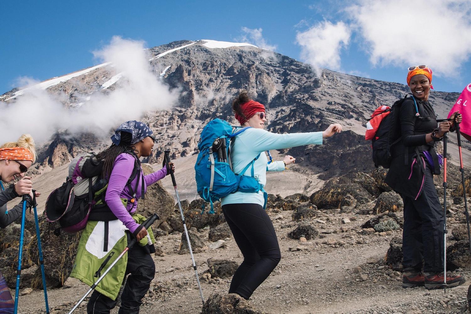 Mid-range Kilimanjaro climbing