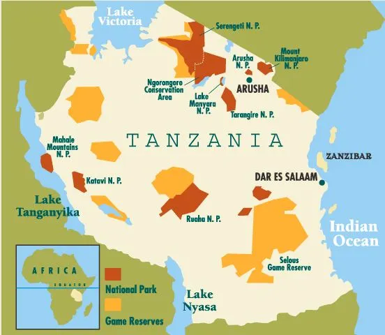 Entry Fees for Tanzania National Parks