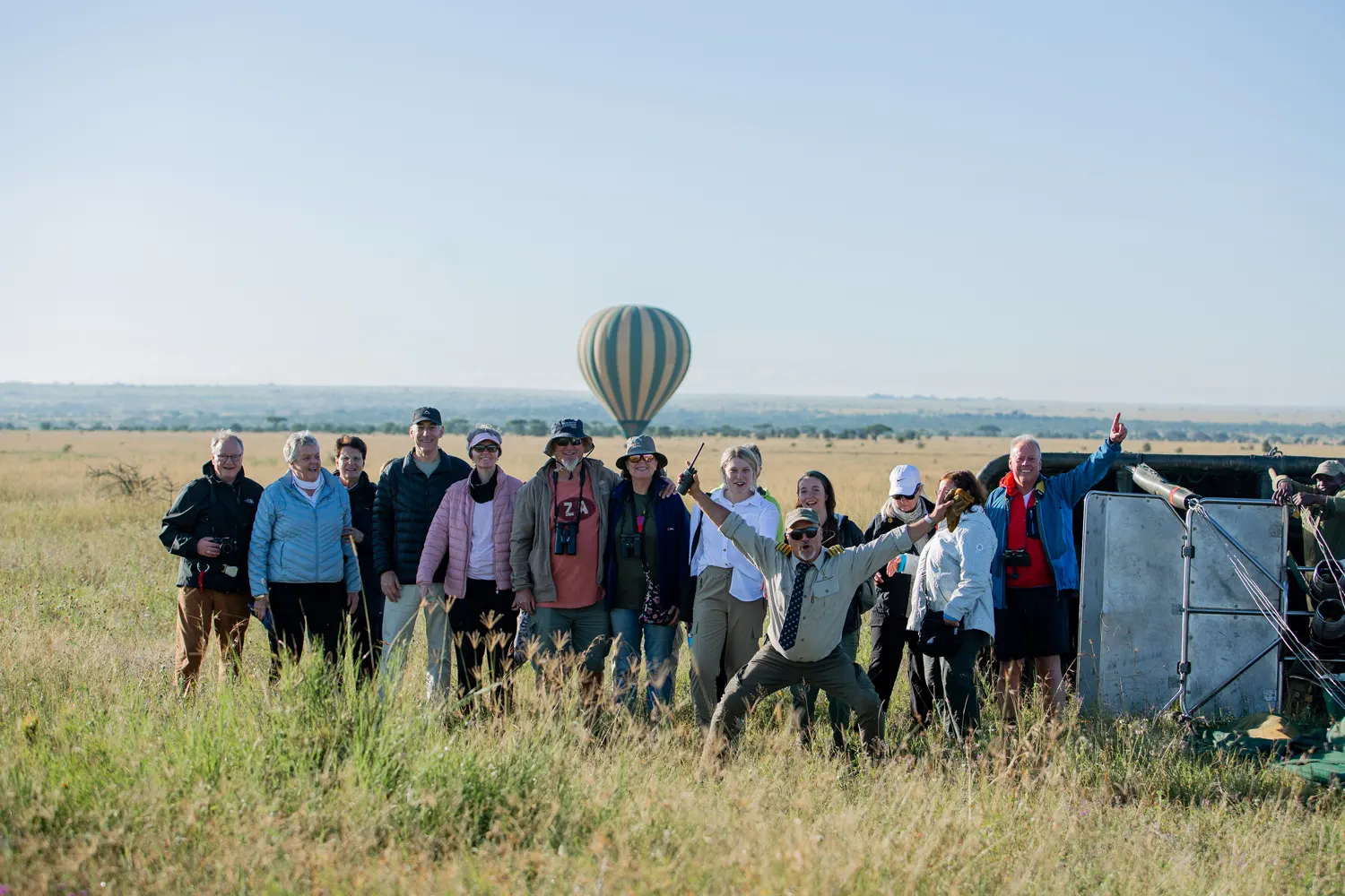 10 days Serengeti balloon safari: Serengeti hot air balloon flights