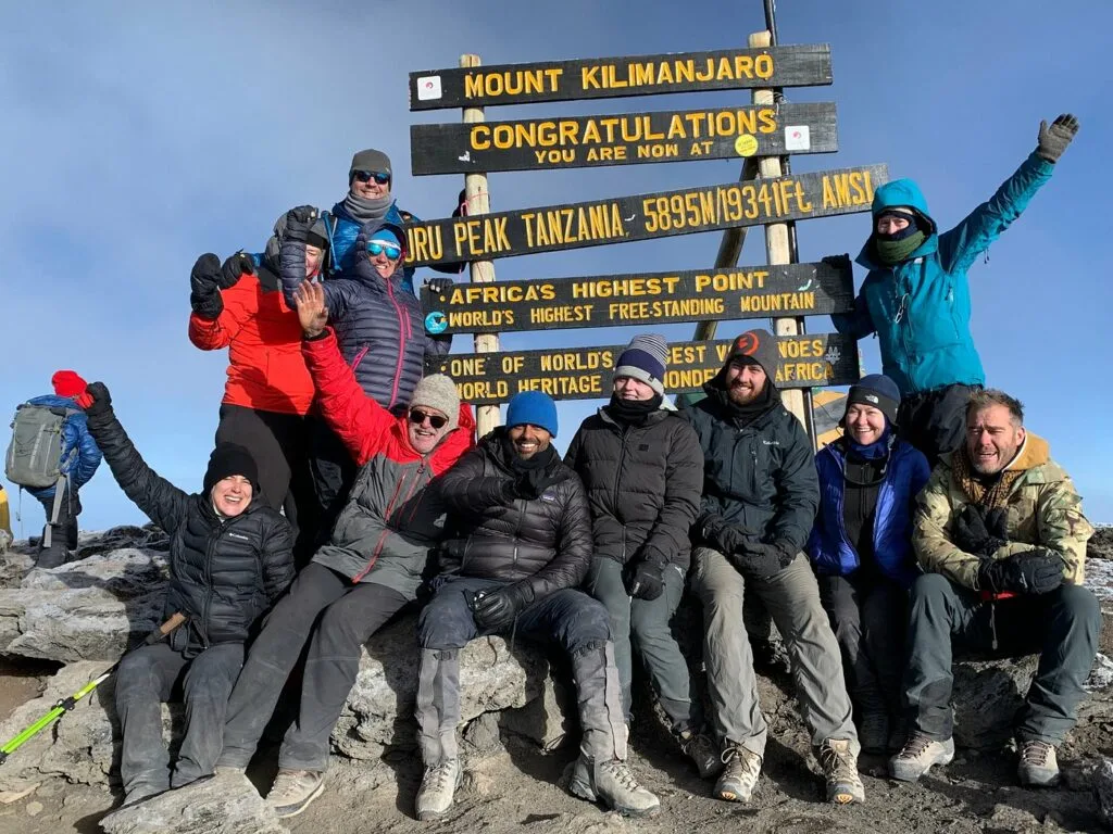 Kilimanjaro Marangu route group join climb in december