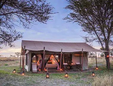 Tented safari lodge