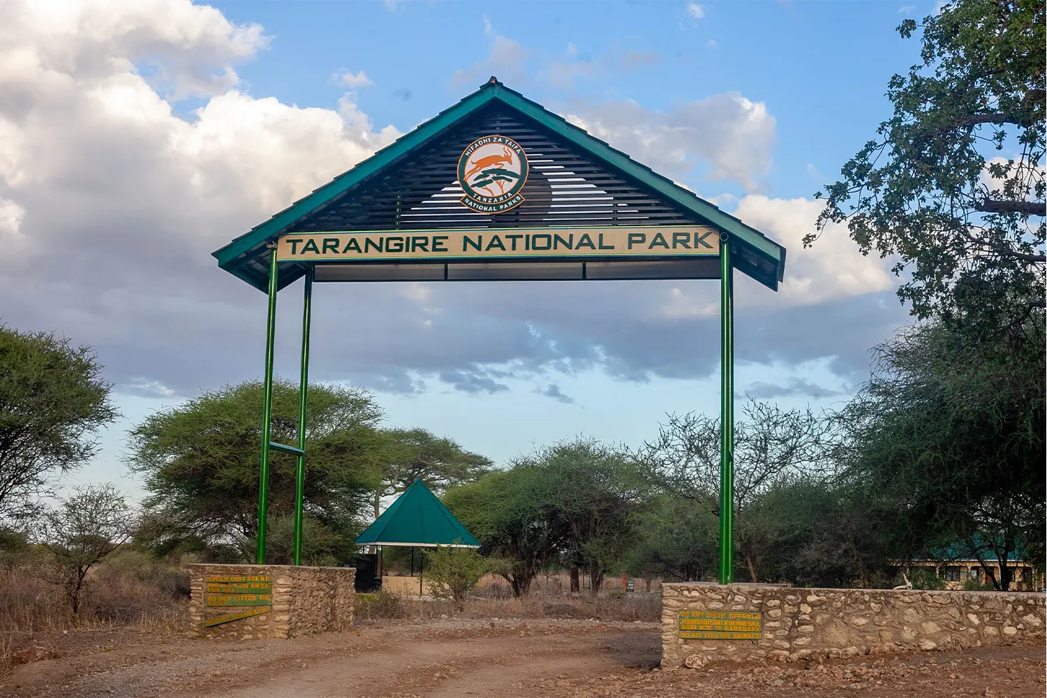 Tarangire national park gate