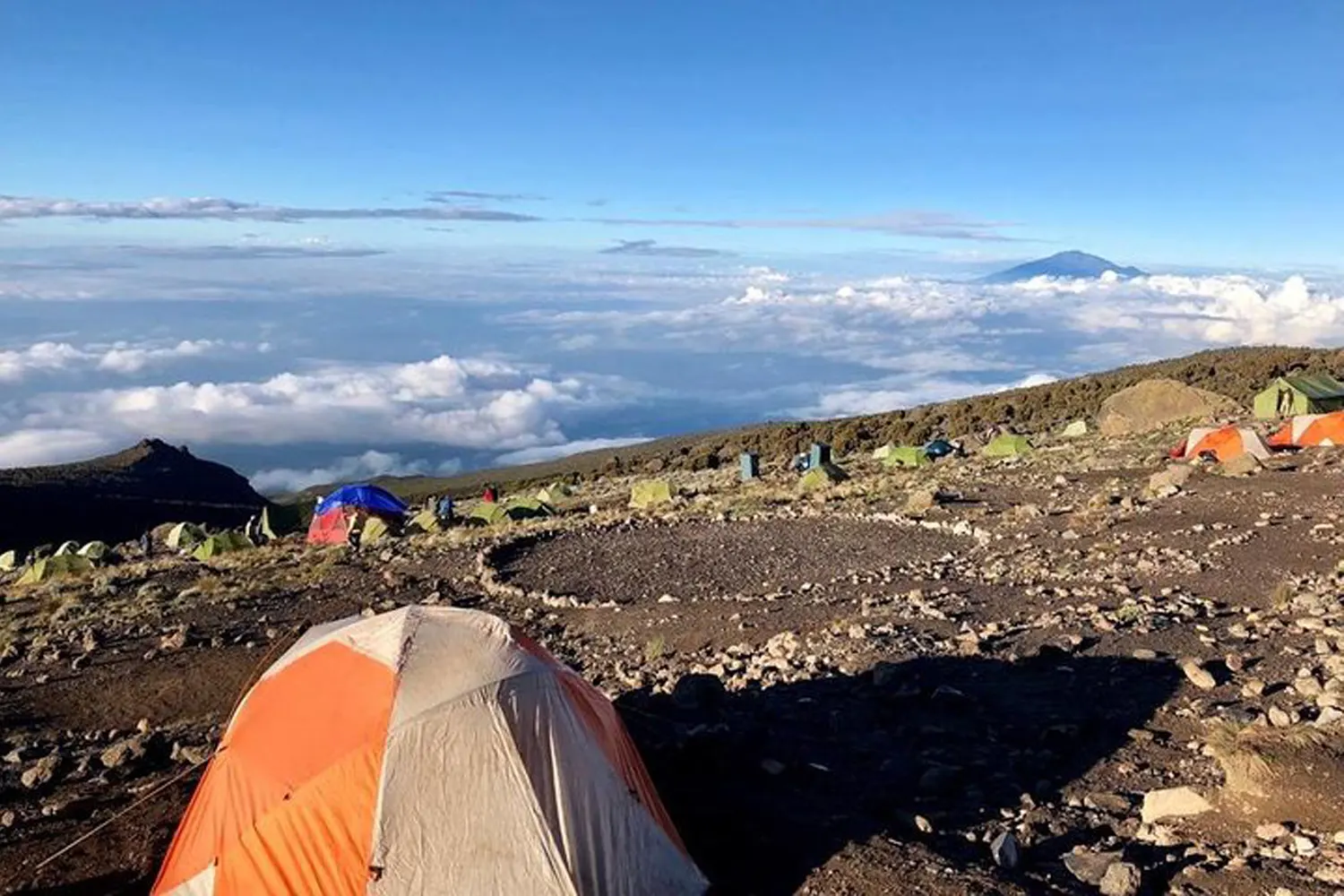 Kilimanjaro-Klettertour und Trekking-Route auf dem nördlichen Rundweg