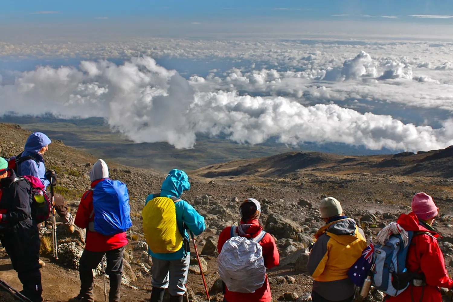 Machame-Route zum Kilimandscharo.