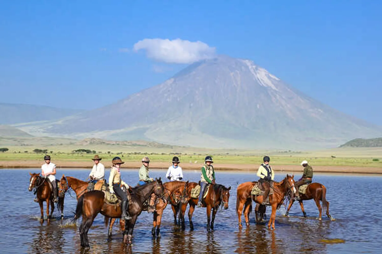 Reiten auf der Lake Natron Tour