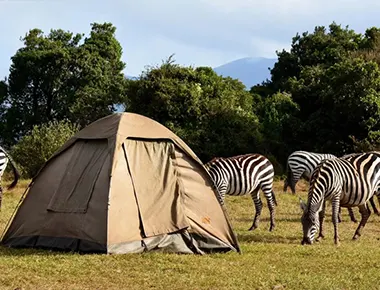 Camping in Tansania